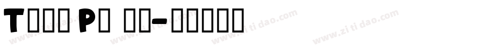 Toon Plain字体转换